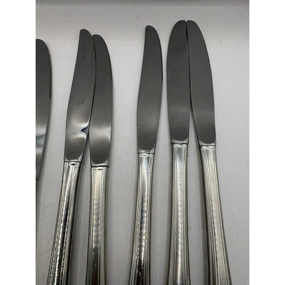 Set/11 Oneida USA Flatware MIDTOWNE Stainless DINNER KNIVES Utensil Knife Lot